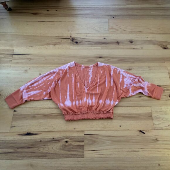 Anthropologie Saturday Sunday Open Back Tie Dye Sweatshirt M - Picture 3 of 13